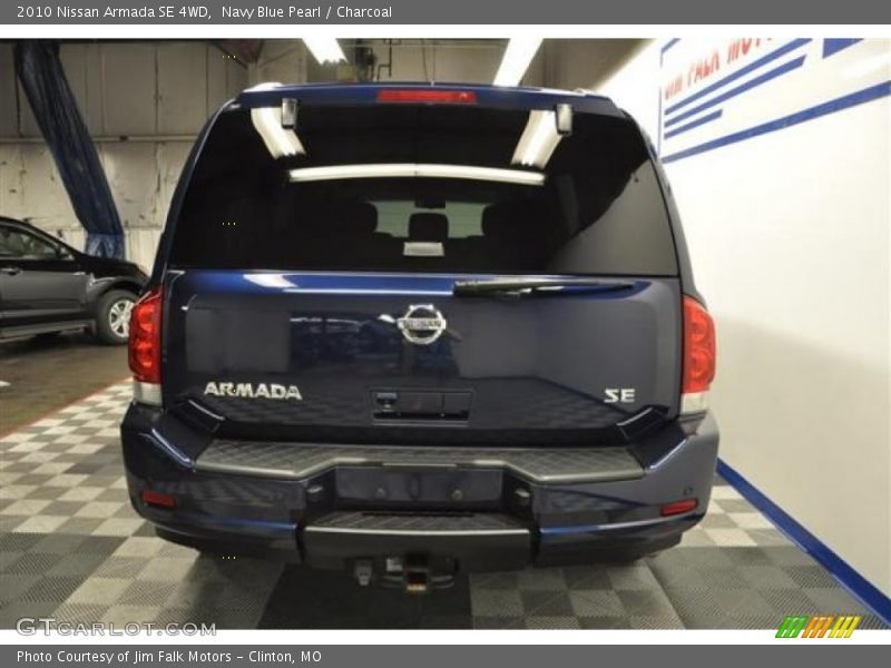 Navy Blue Pearl / Charcoal 2010 Nissan Armada SE 4WD