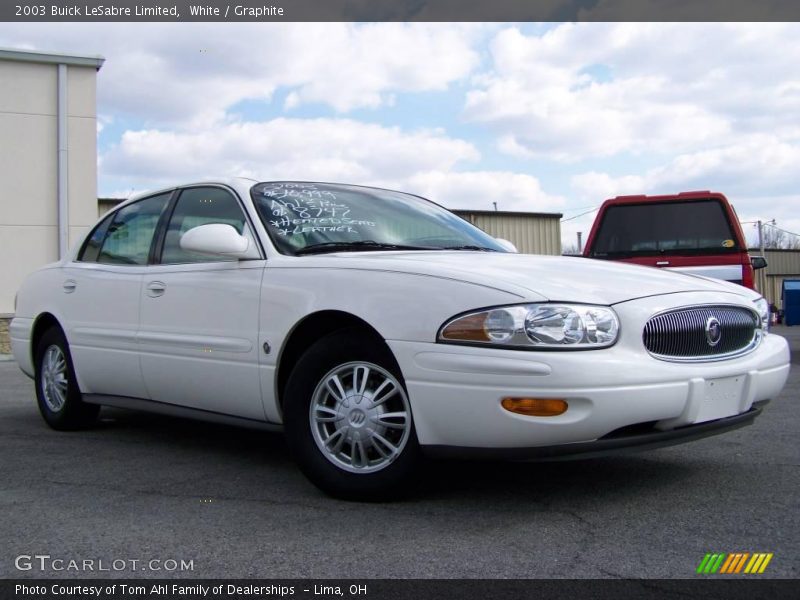 White / Graphite 2003 Buick LeSabre Limited