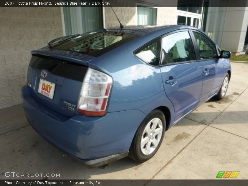 Seaside Blue Pearl / Dark Gray 2007 Toyota Prius Hybrid