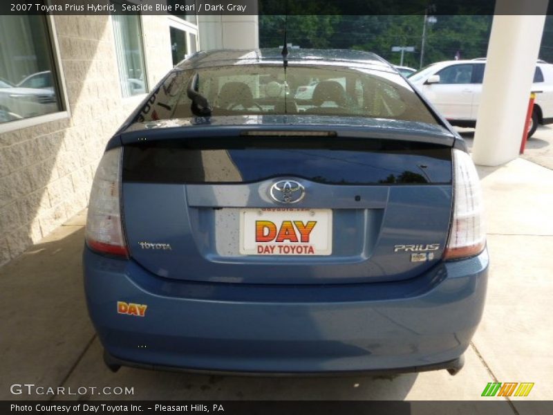 Seaside Blue Pearl / Dark Gray 2007 Toyota Prius Hybrid