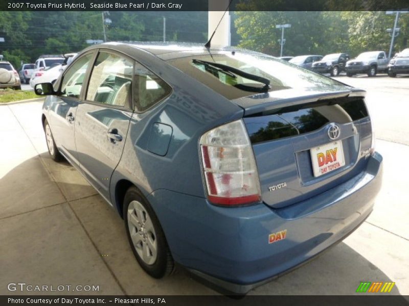 Seaside Blue Pearl / Dark Gray 2007 Toyota Prius Hybrid
