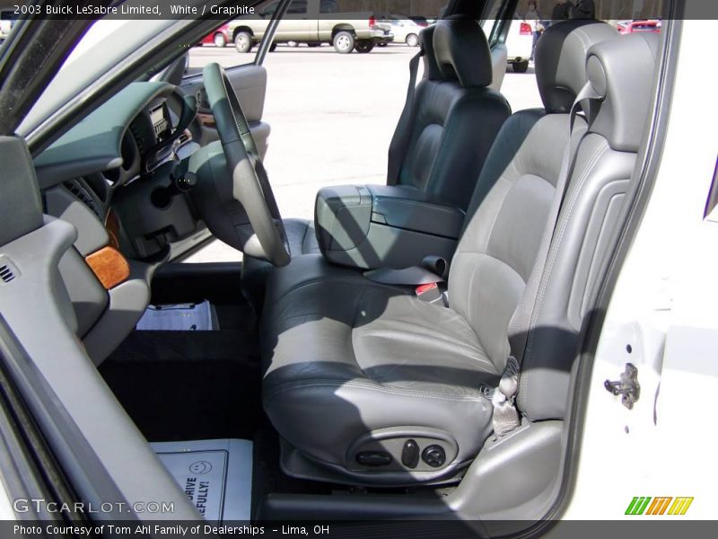 White / Graphite 2003 Buick LeSabre Limited
