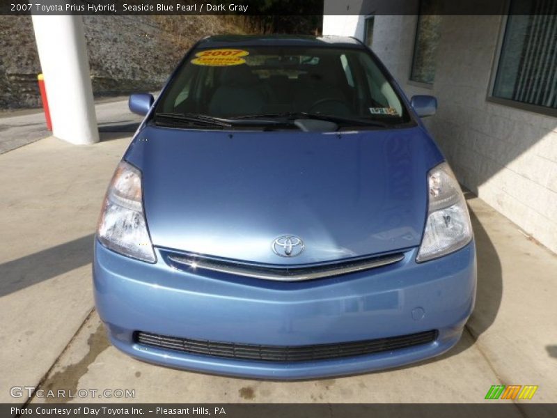 Seaside Blue Pearl / Dark Gray 2007 Toyota Prius Hybrid