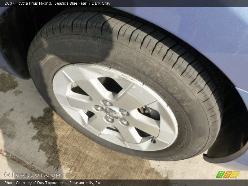 Seaside Blue Pearl / Dark Gray 2007 Toyota Prius Hybrid