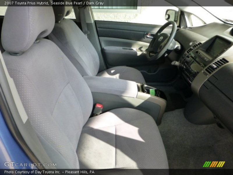 Seaside Blue Pearl / Dark Gray 2007 Toyota Prius Hybrid