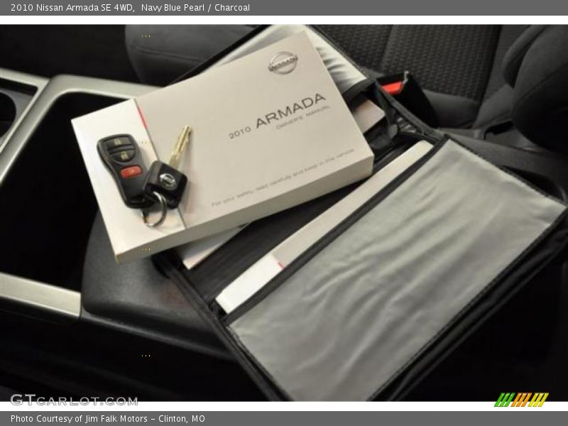 Navy Blue Pearl / Charcoal 2010 Nissan Armada SE 4WD