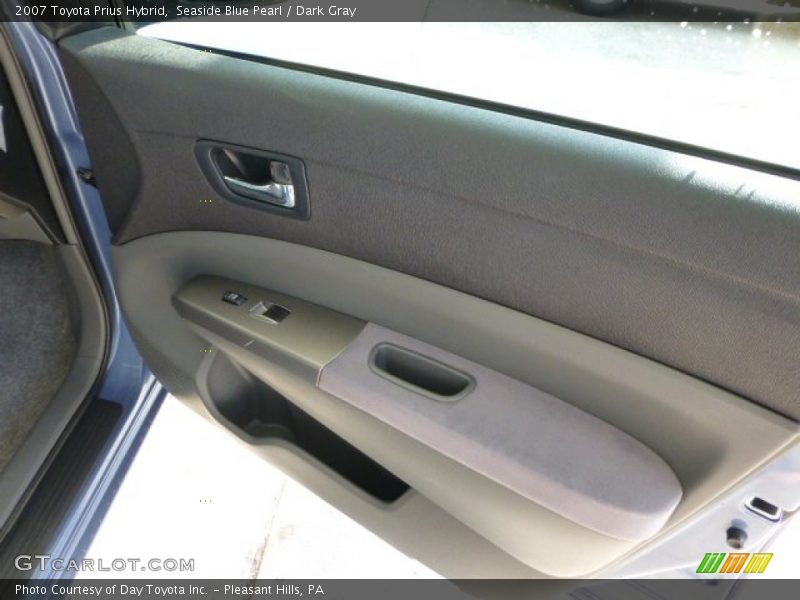 Seaside Blue Pearl / Dark Gray 2007 Toyota Prius Hybrid