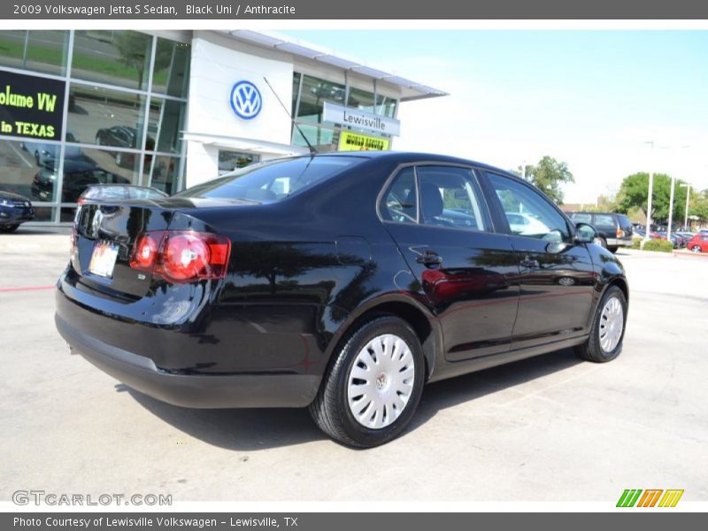 Black Uni / Anthracite 2009 Volkswagen Jetta S Sedan