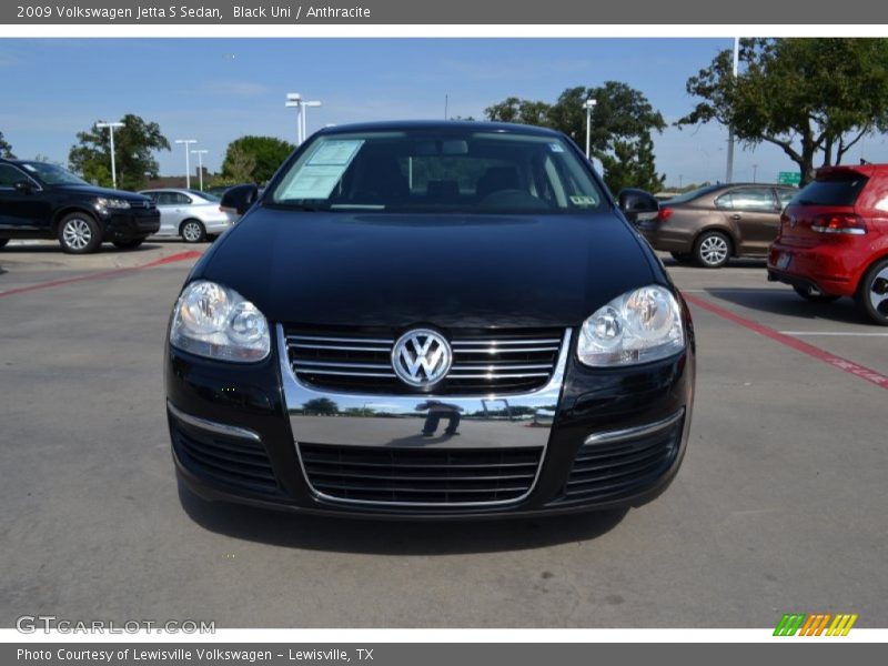 Black Uni / Anthracite 2009 Volkswagen Jetta S Sedan