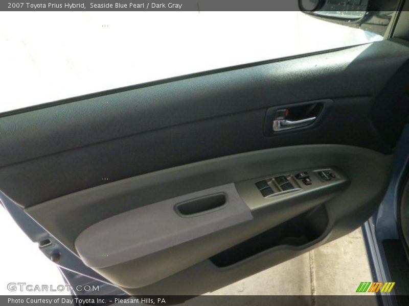 Seaside Blue Pearl / Dark Gray 2007 Toyota Prius Hybrid