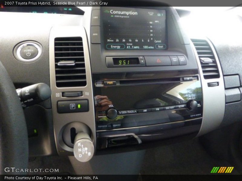 Seaside Blue Pearl / Dark Gray 2007 Toyota Prius Hybrid