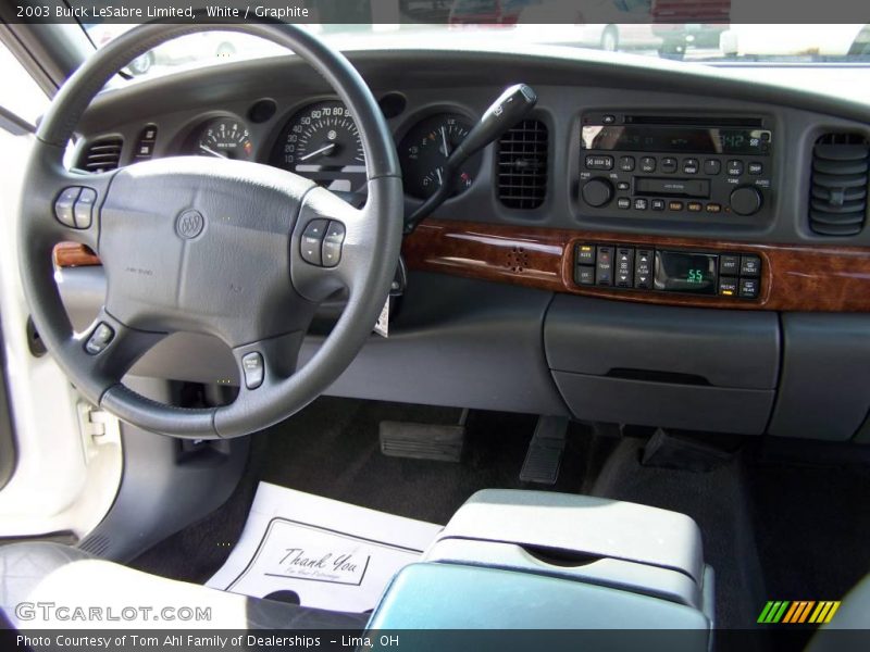 White / Graphite 2003 Buick LeSabre Limited