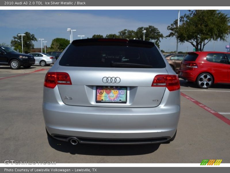 Ice Silver Metallic / Black 2010 Audi A3 2.0 TDI