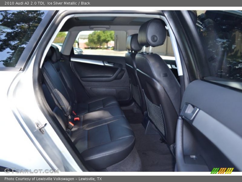 Ice Silver Metallic / Black 2010 Audi A3 2.0 TDI