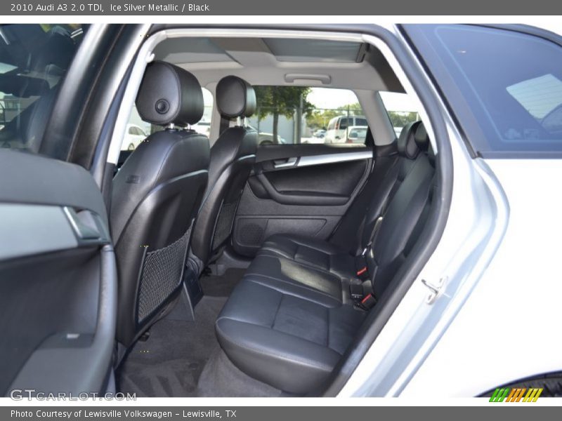Ice Silver Metallic / Black 2010 Audi A3 2.0 TDI