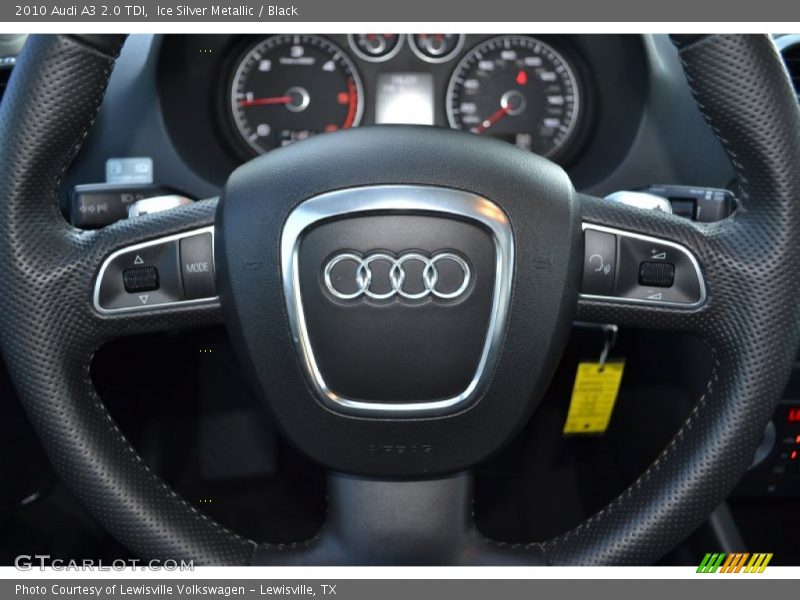Ice Silver Metallic / Black 2010 Audi A3 2.0 TDI