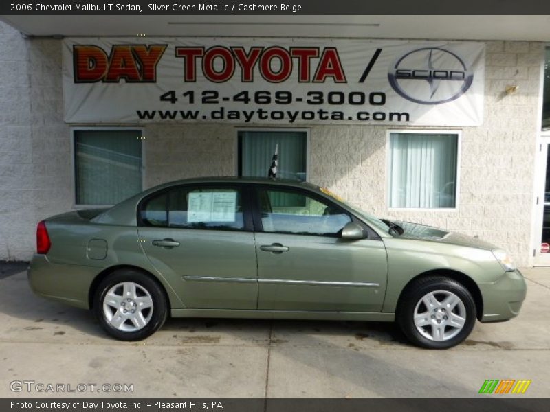 Silver Green Metallic / Cashmere Beige 2006 Chevrolet Malibu LT Sedan