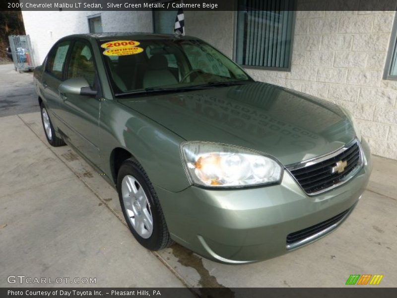 Silver Green Metallic / Cashmere Beige 2006 Chevrolet Malibu LT Sedan