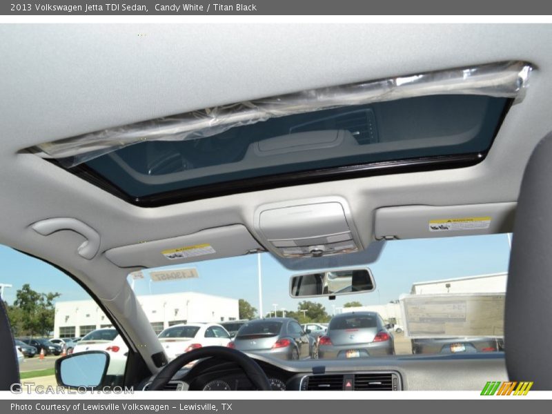 Candy White / Titan Black 2013 Volkswagen Jetta TDI Sedan