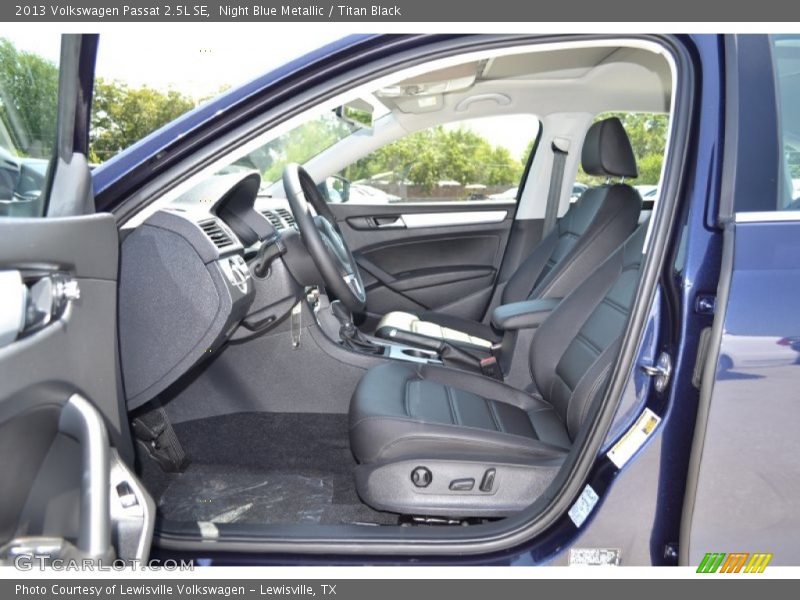 Night Blue Metallic / Titan Black 2013 Volkswagen Passat 2.5L SE