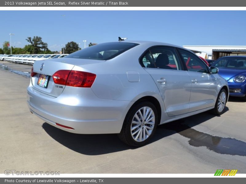 Reflex Silver Metallic / Titan Black 2013 Volkswagen Jetta SEL Sedan