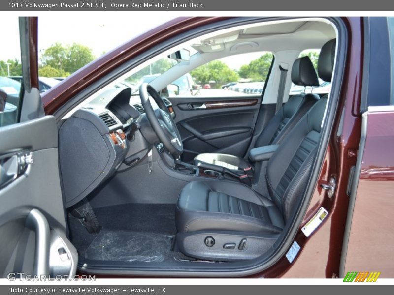Opera Red Metallic / Titan Black 2013 Volkswagen Passat 2.5L SEL