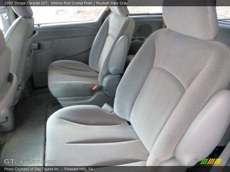 Inferno Red Crystal Pearl / Medium Slate Gray 2005 Dodge Caravan SXT