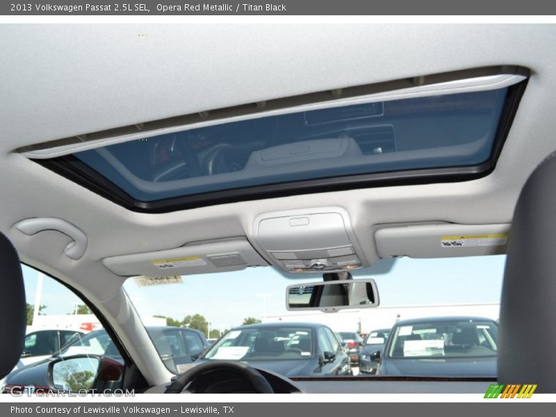Opera Red Metallic / Titan Black 2013 Volkswagen Passat 2.5L SEL