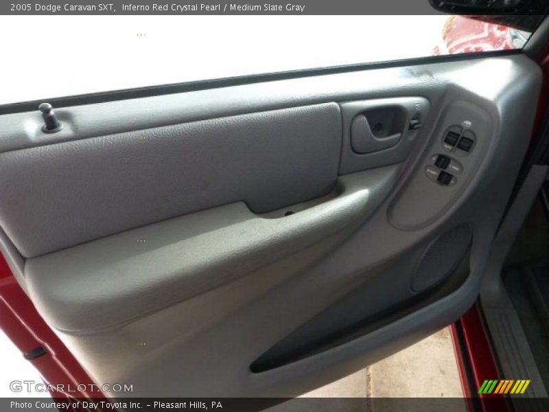 Inferno Red Crystal Pearl / Medium Slate Gray 2005 Dodge Caravan SXT