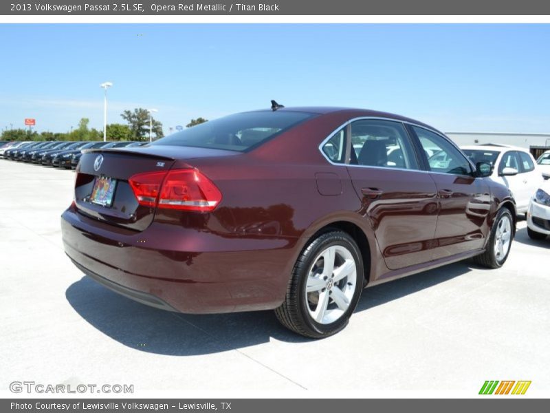 Opera Red Metallic / Titan Black 2013 Volkswagen Passat 2.5L SE