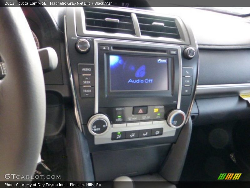 Magnetic Gray Metallic / Black/Ash 2012 Toyota Camry SE