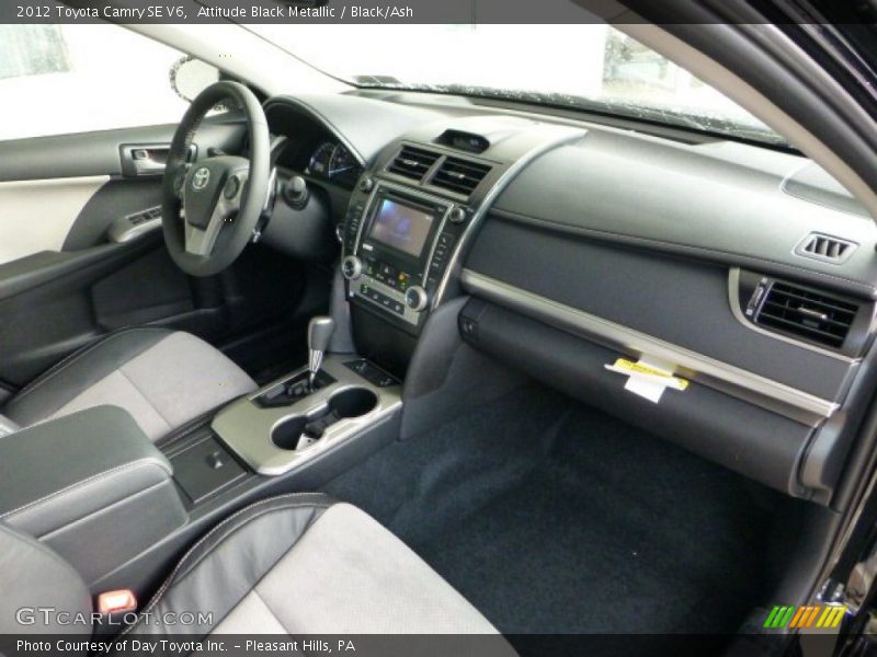 Attitude Black Metallic / Black/Ash 2012 Toyota Camry SE V6