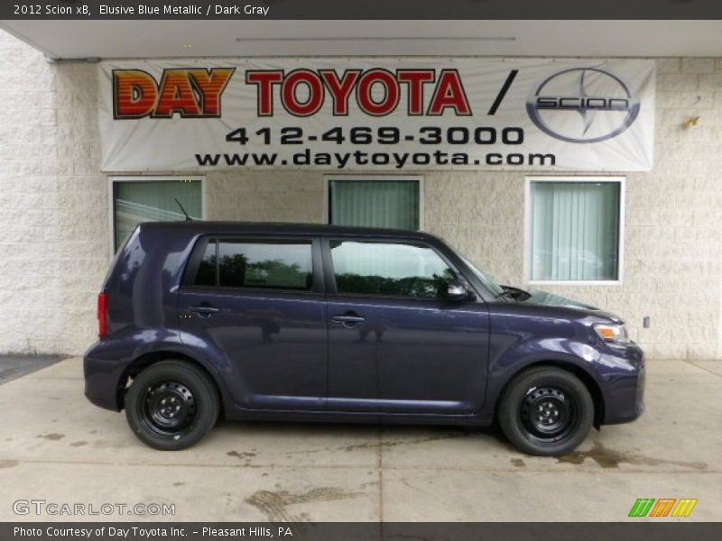 Elusive Blue Metallic / Dark Gray 2012 Scion xB