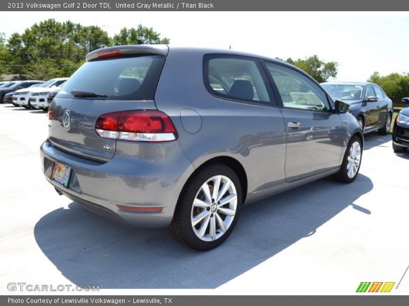 United Gray Metallic / Titan Black 2013 Volkswagen Golf 2 Door TDI