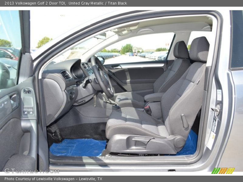 United Gray Metallic / Titan Black 2013 Volkswagen Golf 2 Door TDI