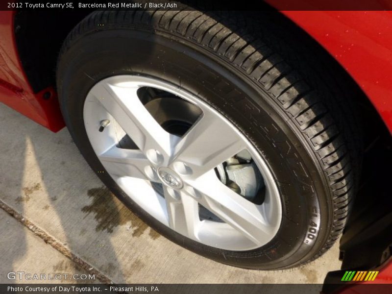 Barcelona Red Metallic / Black/Ash 2012 Toyota Camry SE