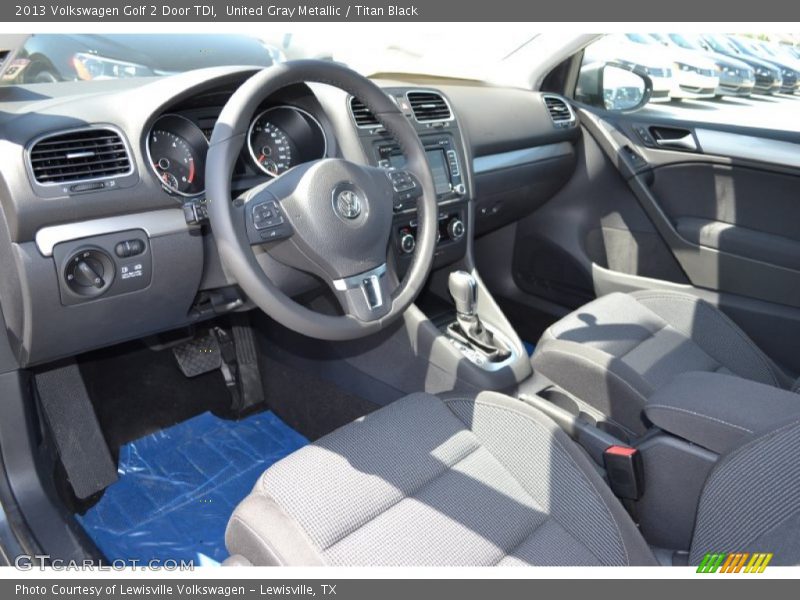 United Gray Metallic / Titan Black 2013 Volkswagen Golf 2 Door TDI