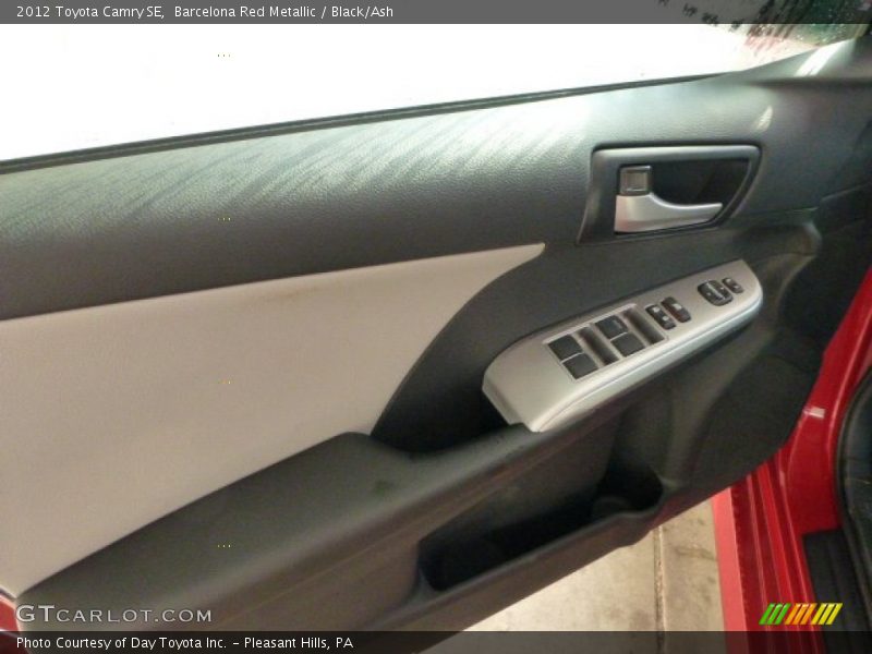 Barcelona Red Metallic / Black/Ash 2012 Toyota Camry SE
