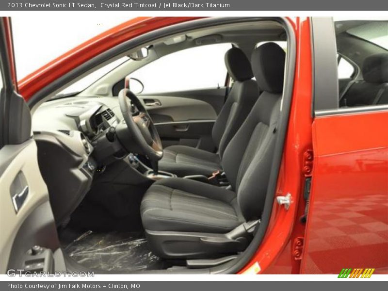 Front Seat of 2013 Sonic LT Sedan
