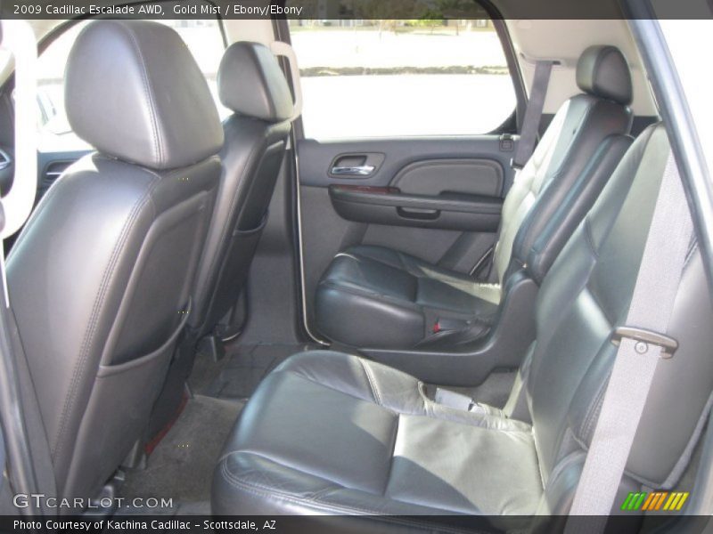 Rear Seat of 2009 Escalade AWD