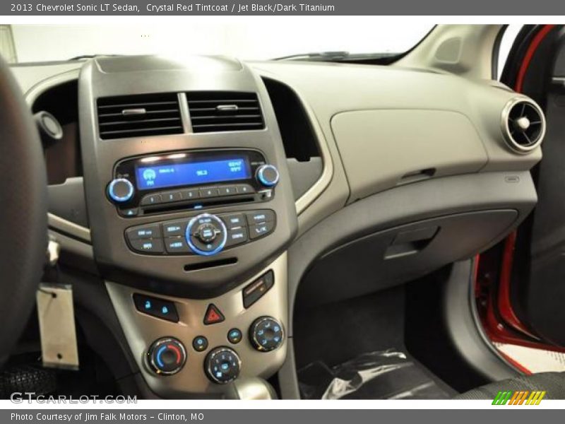 Crystal Red Tintcoat / Jet Black/Dark Titanium 2013 Chevrolet Sonic LT Sedan