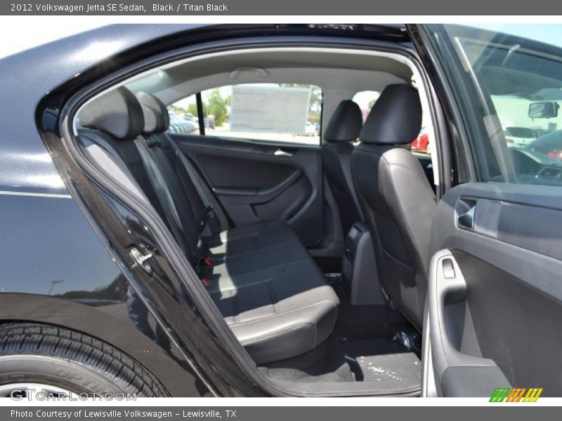 Black / Titan Black 2012 Volkswagen Jetta SE Sedan