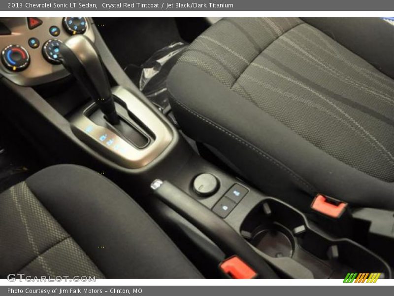 Crystal Red Tintcoat / Jet Black/Dark Titanium 2013 Chevrolet Sonic LT Sedan