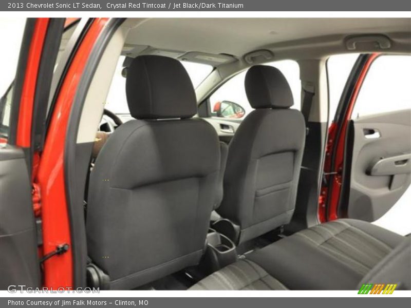 Crystal Red Tintcoat / Jet Black/Dark Titanium 2013 Chevrolet Sonic LT Sedan