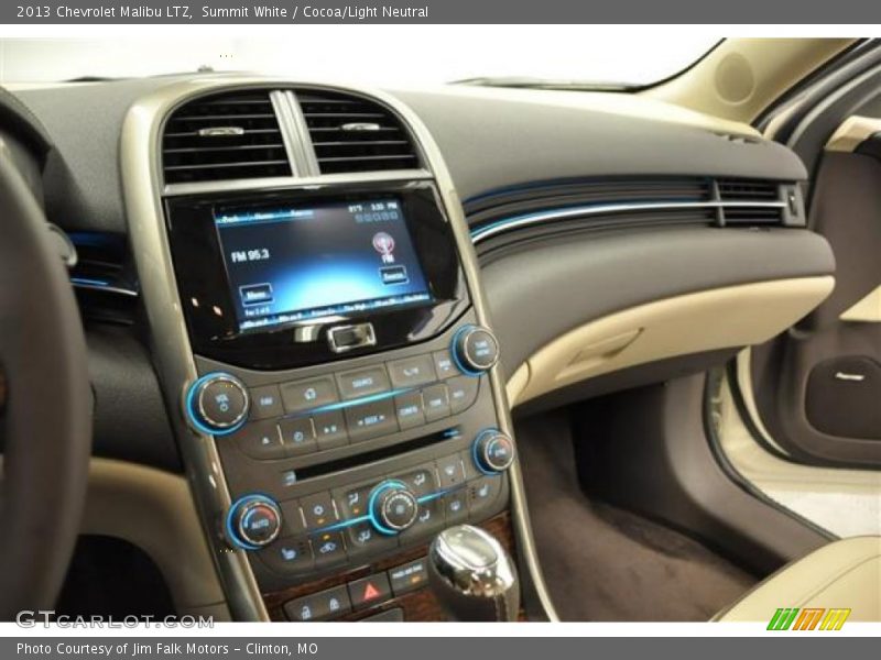 Summit White / Cocoa/Light Neutral 2013 Chevrolet Malibu LTZ