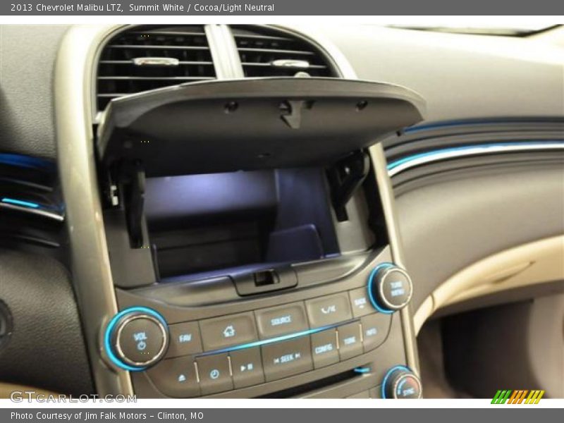 Summit White / Cocoa/Light Neutral 2013 Chevrolet Malibu LTZ