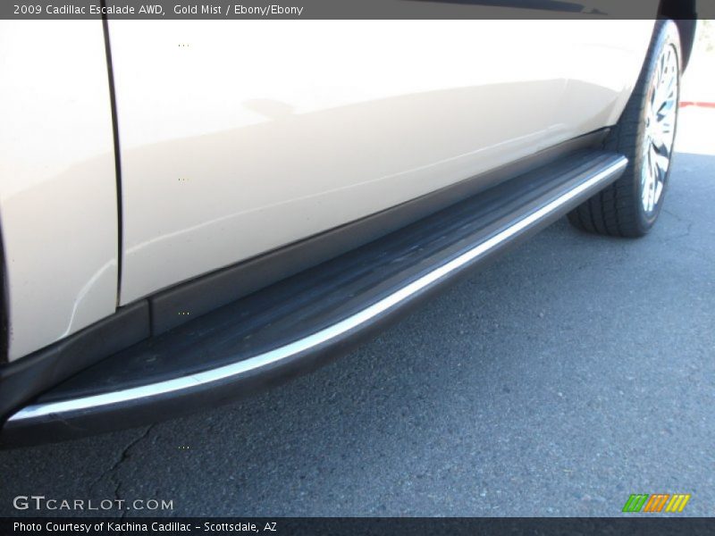 Gold Mist / Ebony/Ebony 2009 Cadillac Escalade AWD