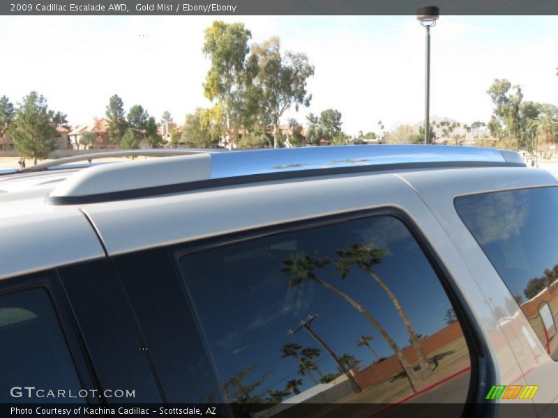 Gold Mist / Ebony/Ebony 2009 Cadillac Escalade AWD