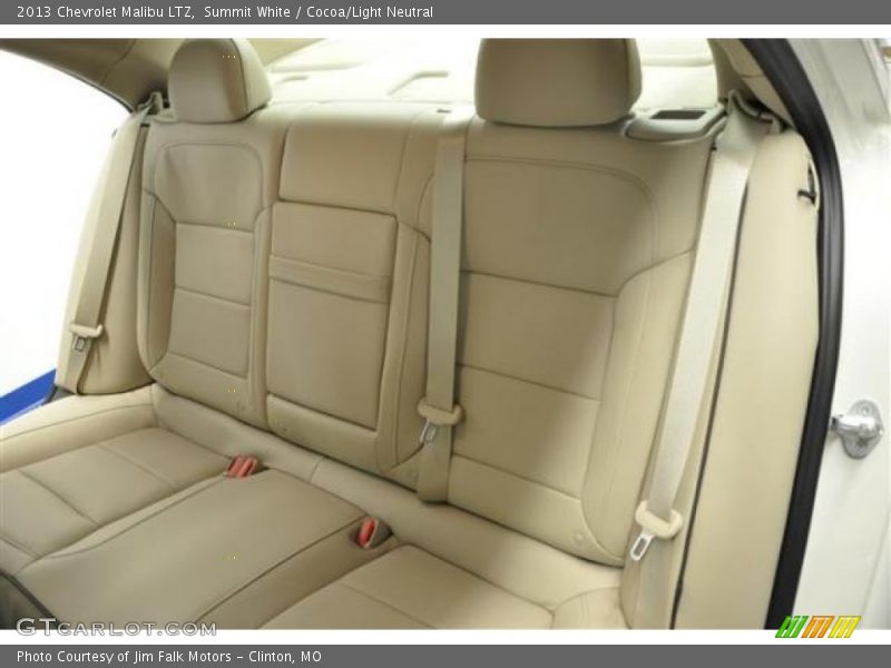 Summit White / Cocoa/Light Neutral 2013 Chevrolet Malibu LTZ