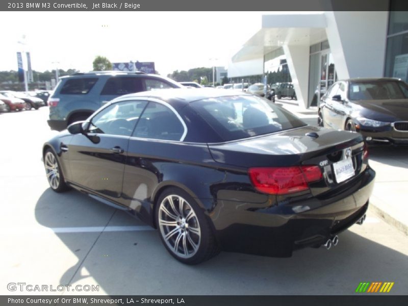 Jet Black / Beige 2013 BMW M3 Convertible